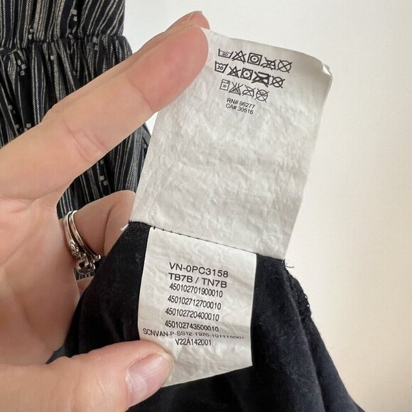 Vans Women’s XS Grey Black asymmetrical Summer Mini Skate Dress Casual Beach Bum - Picture 11 of 14